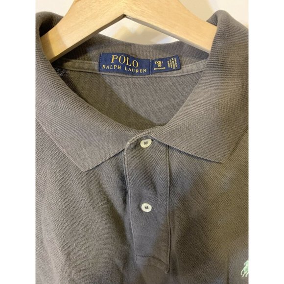 Polo Ralph Lauren Pony Shirt Men’s Sz 1XB Big Gray - Picture 9 of 10